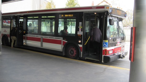 Route 25 Don Mills bus
